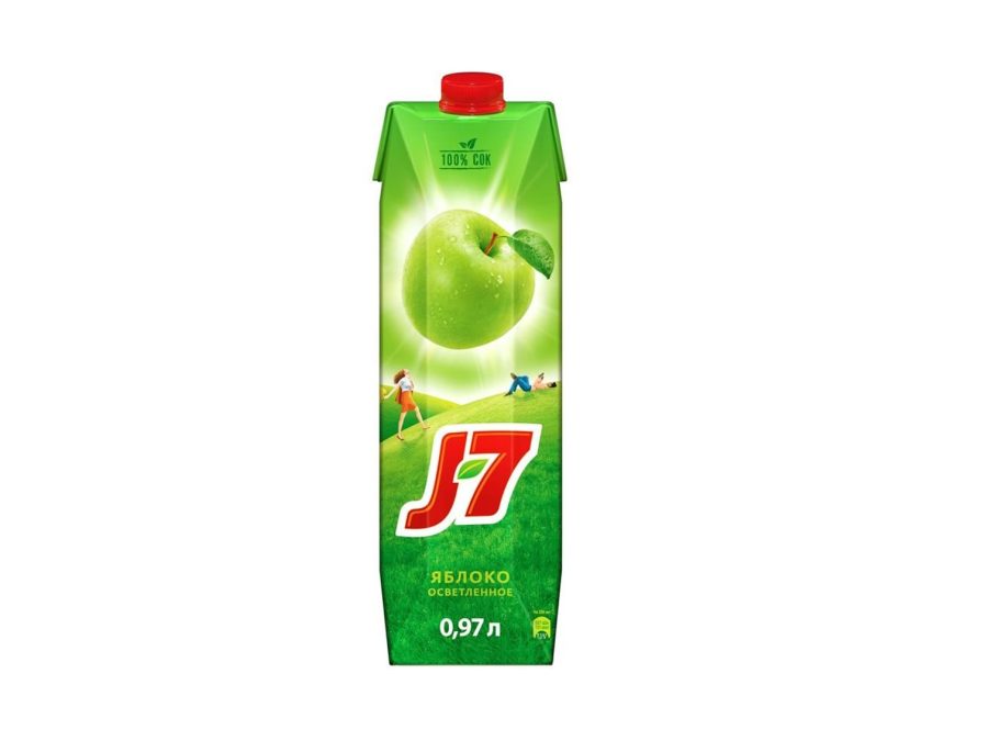 Дж7 Сок Ябл Осв 0.97л ПЗ 12Х ДП НД