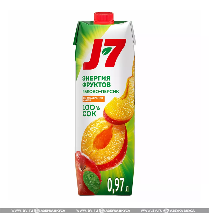 Дж7 Сок Ябл Перс Мяк 0.97л ПЗ 12Х ДП