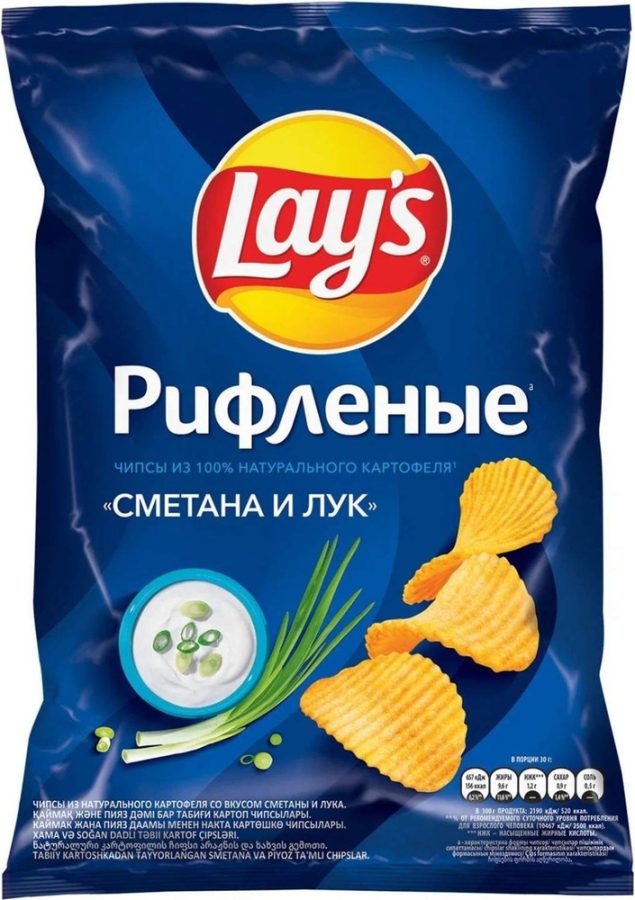 Лейз Сметана Лук 140г 19Х ДСП