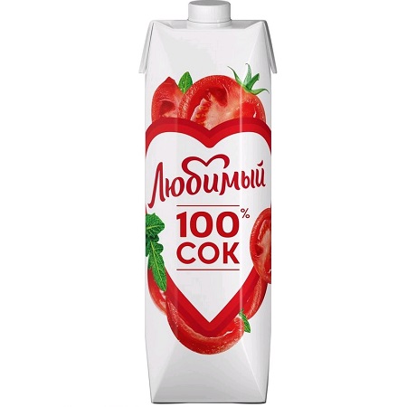 Люб100% Сок ТоматСахСоль 0.97лПЗ12ХДП НД