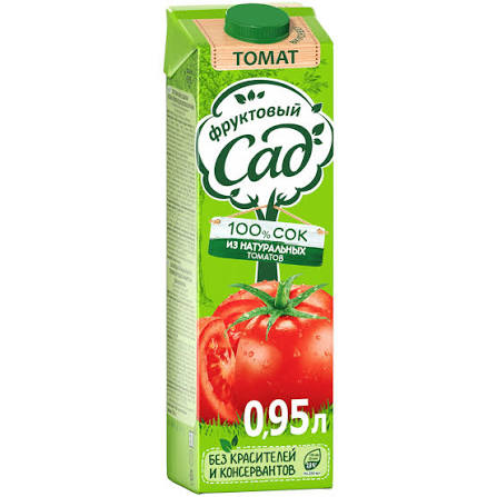 ФС Сок Томат Сах Соль 0.95л ЭДЖ 6Х ДП