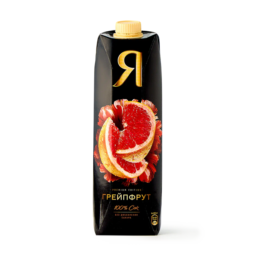 Я Сок Грейп Мяк 0.97л ПЗ 12Х ДП ЧД